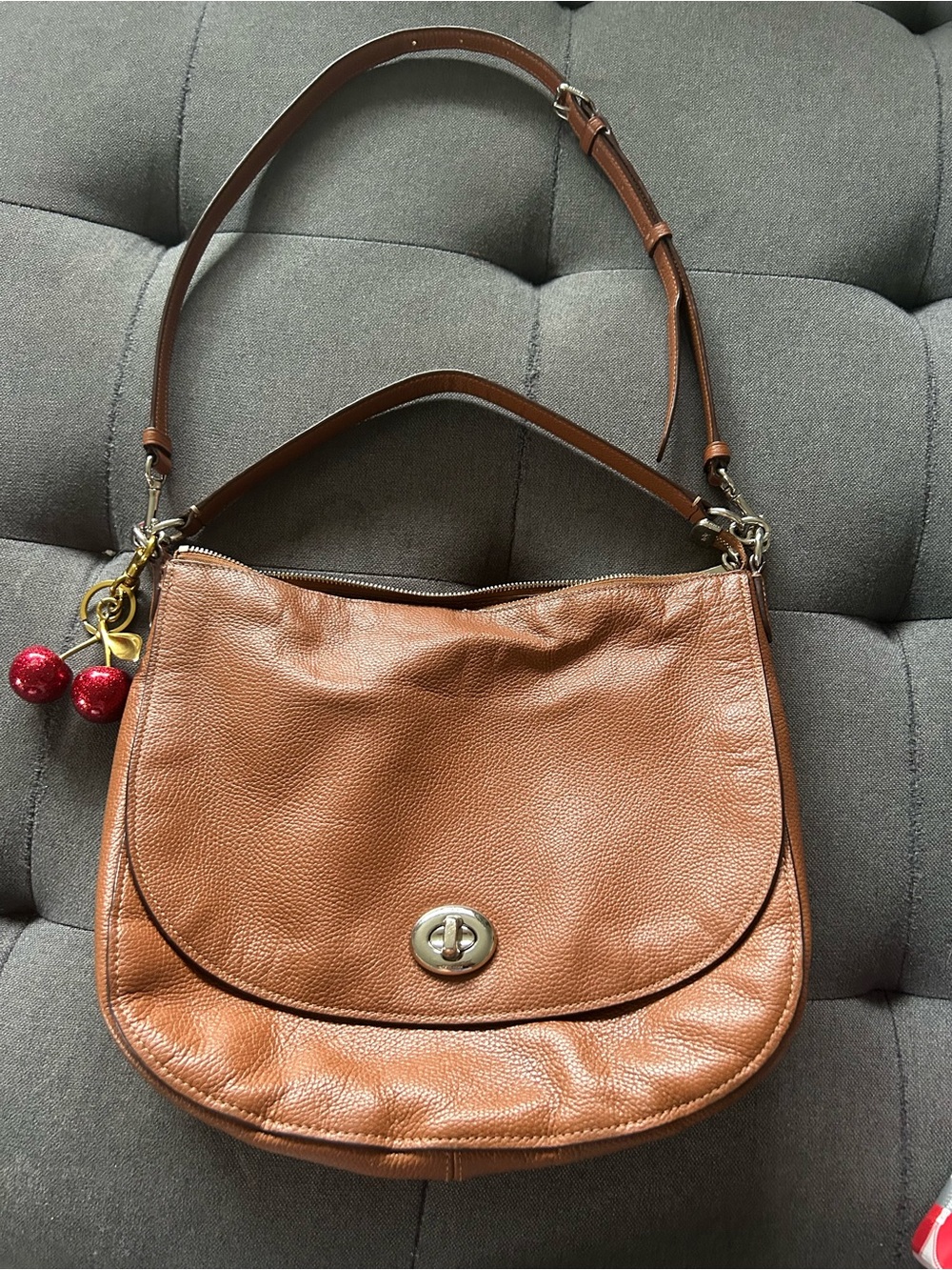 Coach turn lock hobo purse